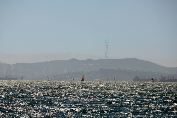 We went to Alameda this past Saturday to walk along the shoreline.  Sailboats were out on the San Francisco side of the Bay.